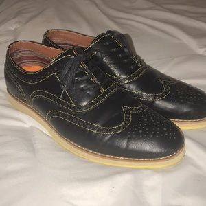 Men’s Ferro Aldo black wingtip oxford sz 13